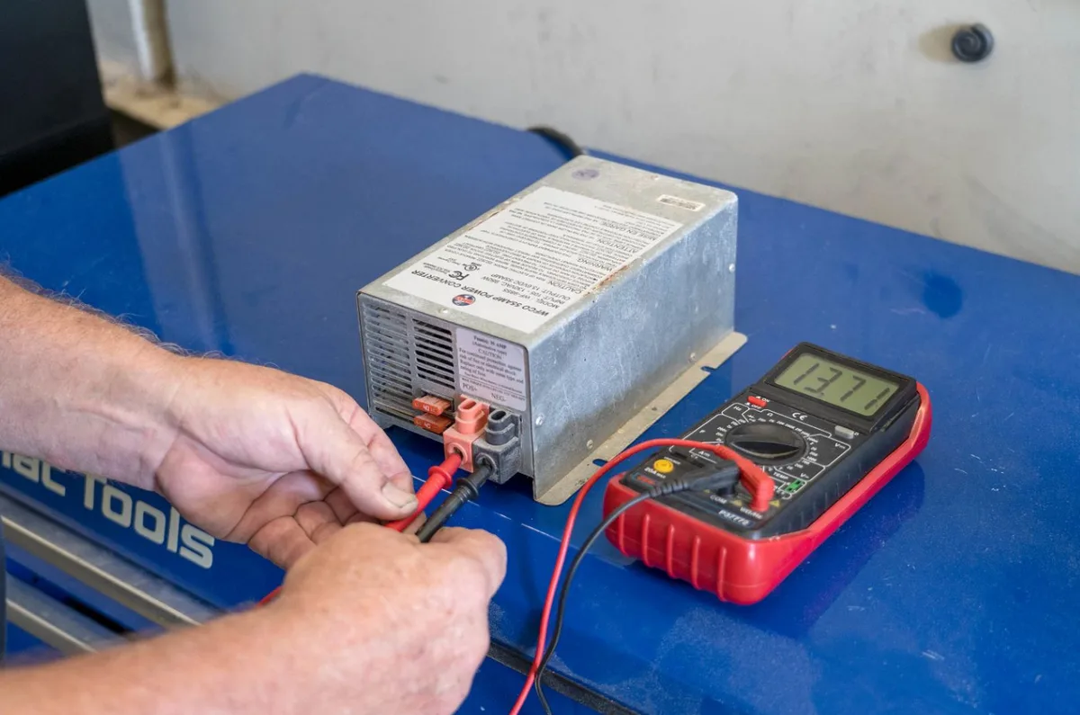 RV electrical maintenance and diagnostics being performed in Fellsmere, Florida